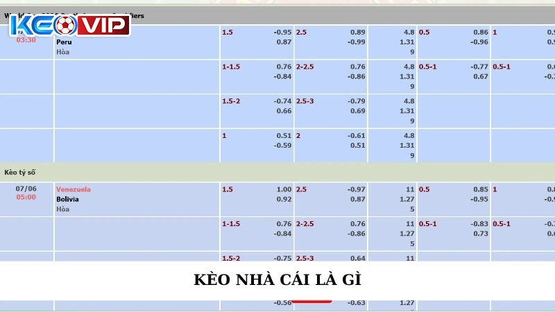 Kèo Nhà Cái Là Gì? Chi Tiết Cho Hội Viên Mới